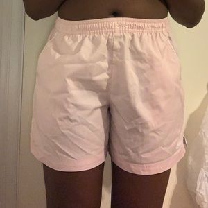 Pink nike shorts